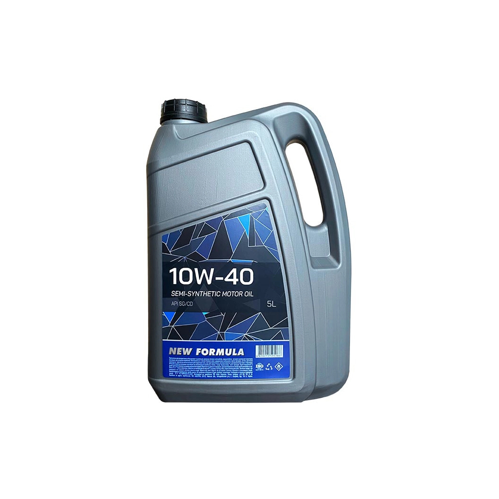 Моторна олива NEW FORMULA 10w-40 (SG/CD) кан. 5л ПЕ (4,5кг) (NF196252) - зображення 1