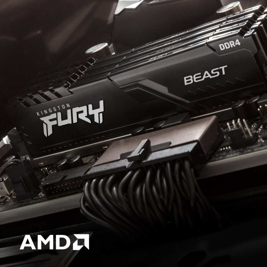 Модуль пам'яті для комп'ютера DDR4 16GB (2x8GB) 3600 MHz Fury Beast Black Kingston Fury (ex.HyperX) (KF436C17BBK2/16) - зображення 11