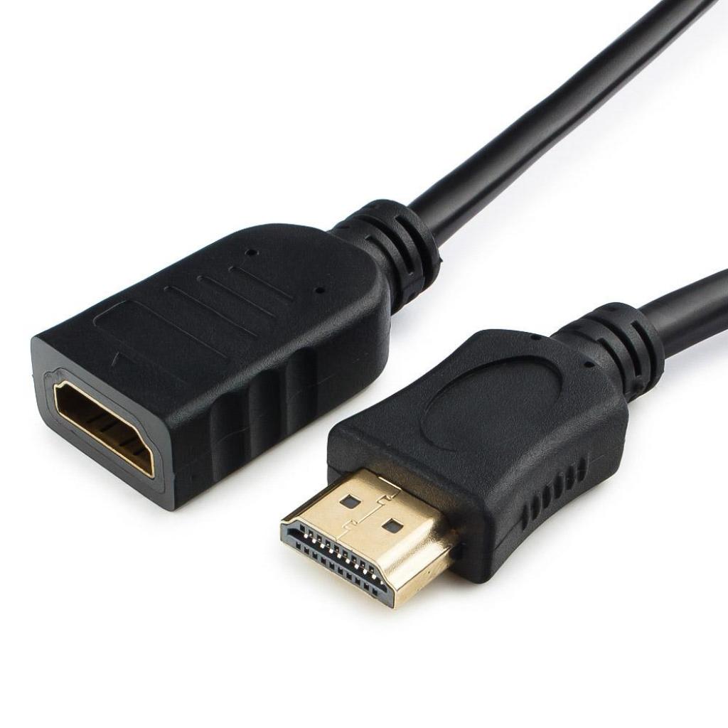 Кабель мультимедійний HDMI male to female 0.5m Cablexpert (CC-HDMI4X-0.5M) - изображение 2