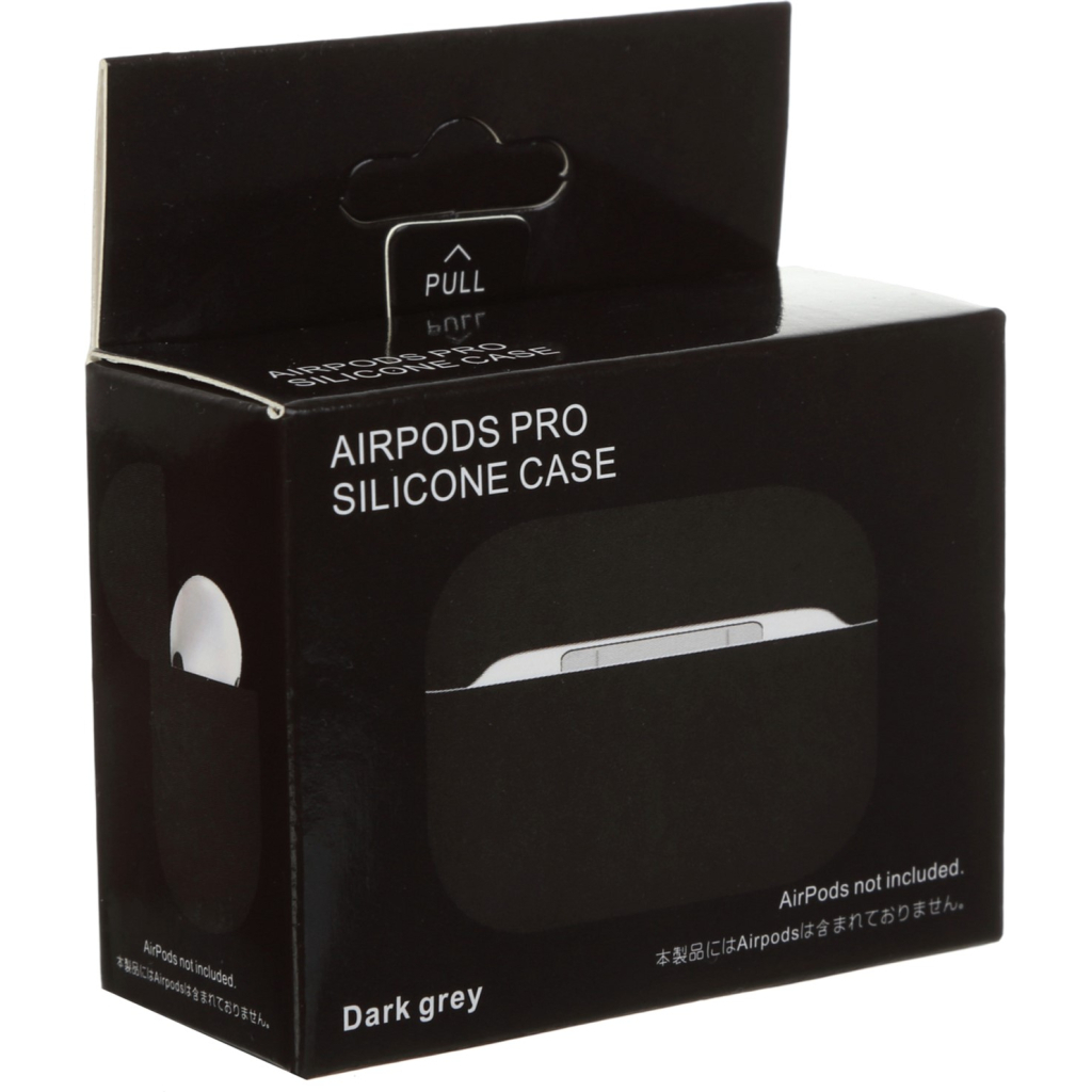 Чохол для навушників Armorstandart Ultrathin Silicone Case для Apple AirPods Pro Dark Grey (ARM55961) - зображення 3