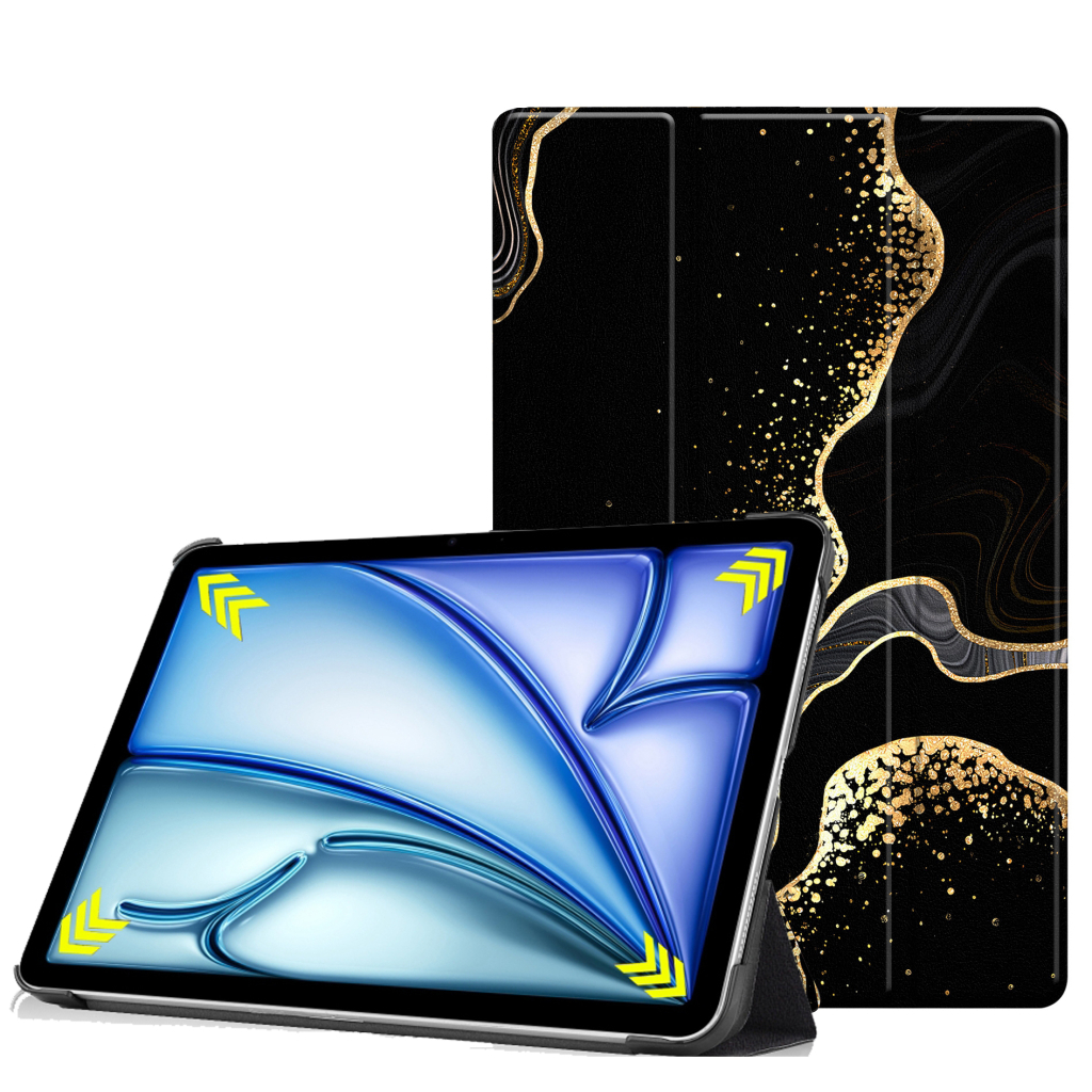 Чохол до планшета BeCover Smart Case Apple iPad Air 11" M2/M3 (2024/2025) Black Abstraction (711598) - зображення 2