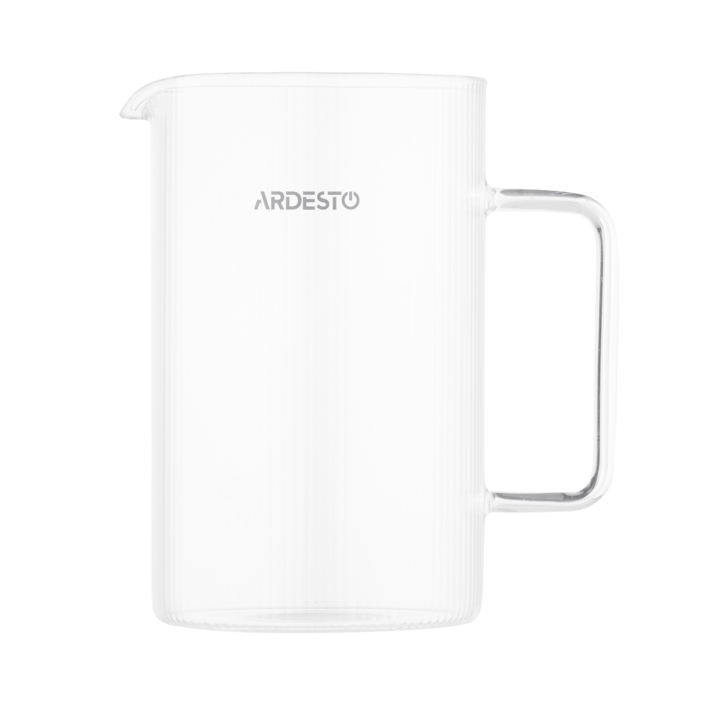 Френч-прес Ardesto Midori, 800мл, боросилікатне скло, бамбук, прозорий (AR1009WL) - изображение 4