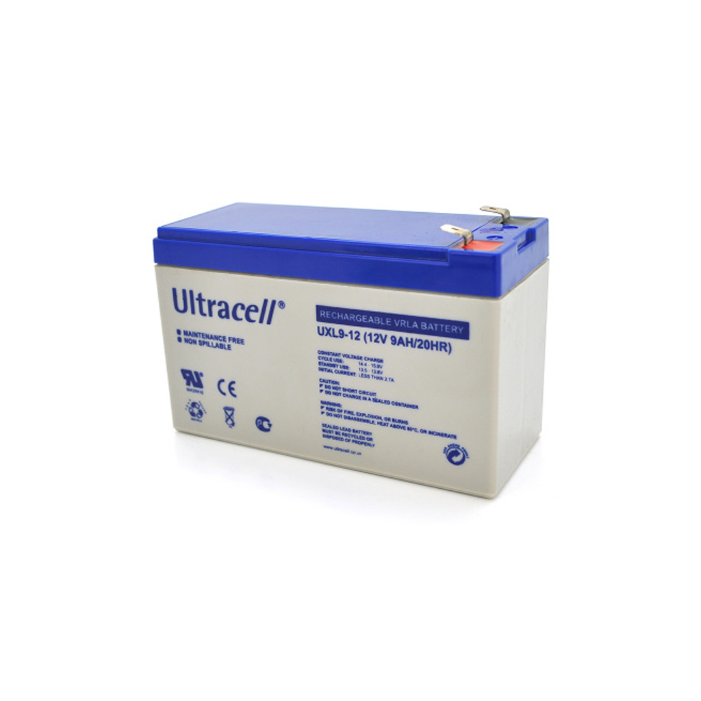 Батарея до ДБЖ Ultracell 12V-9Ah, AGM (UXL9-12) - зображення 1