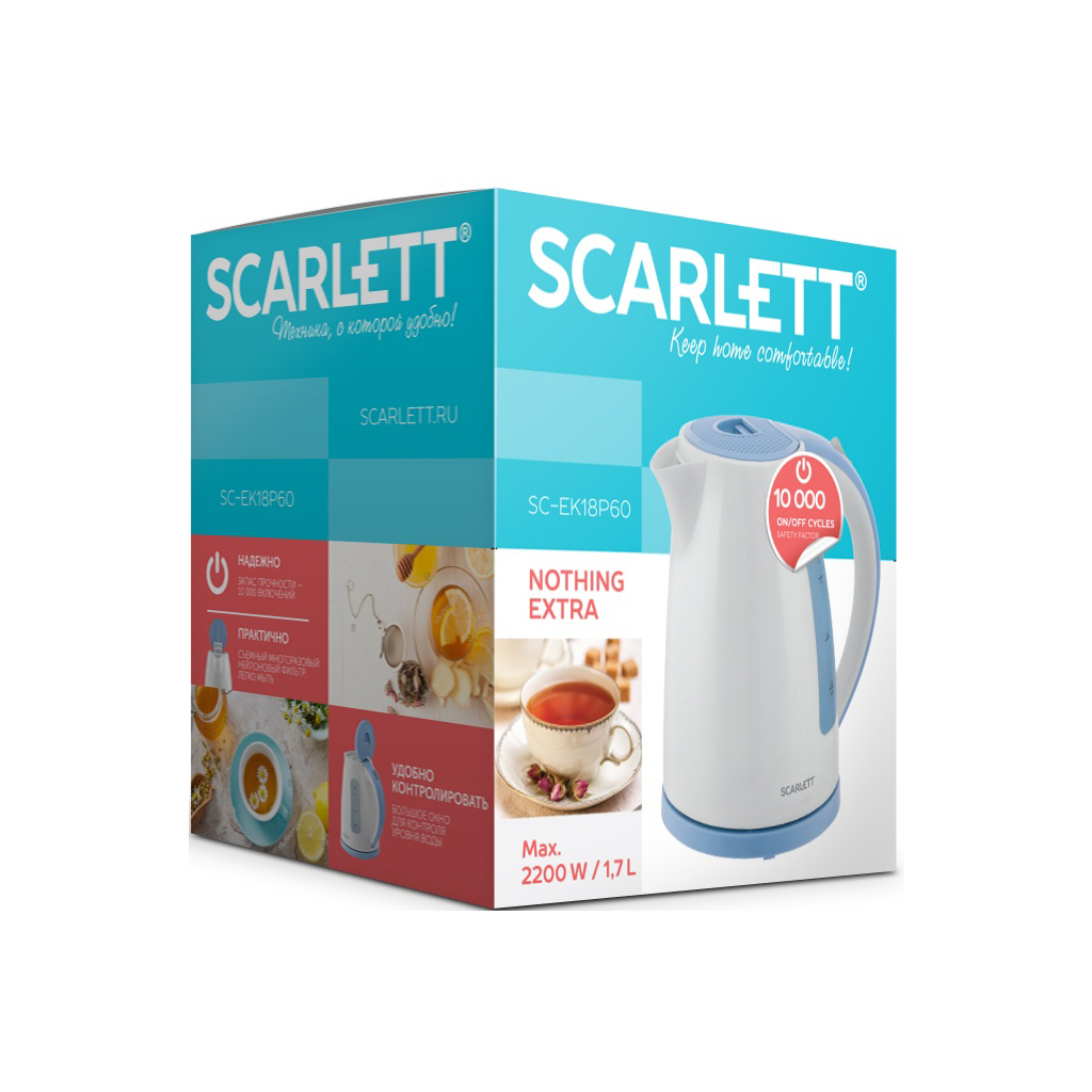 Електрочайник Scarlett SC-EK18P60 - зображення 4