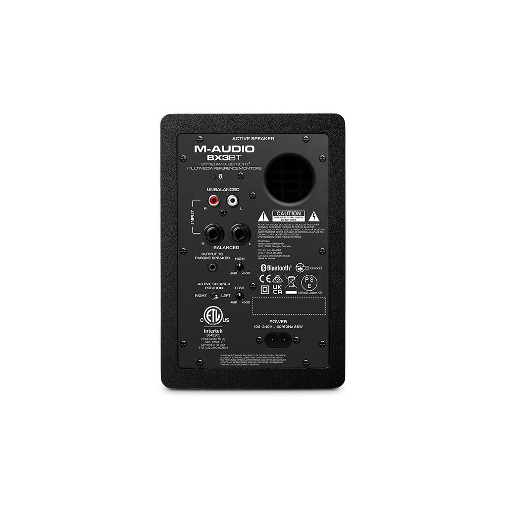 Студійний монітор M-Audio BX3 BT Bluetooth Monitors (BX3PAIRBT) - зображення 3