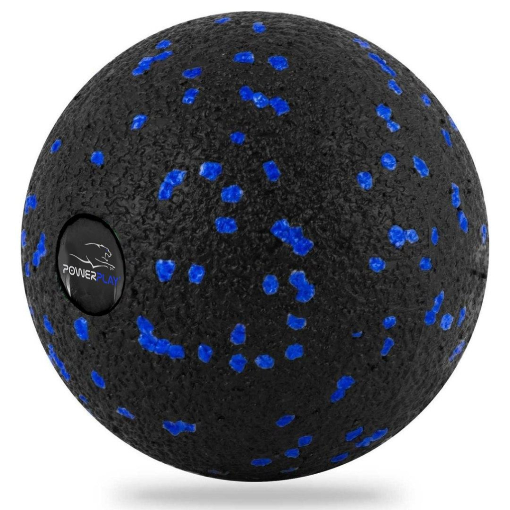 Масажний м'яч PowerPlay PP-4351 Epp Massage Ball (d10) Чорно/Синій (PP-4351_Blue_d10) - зображення 2