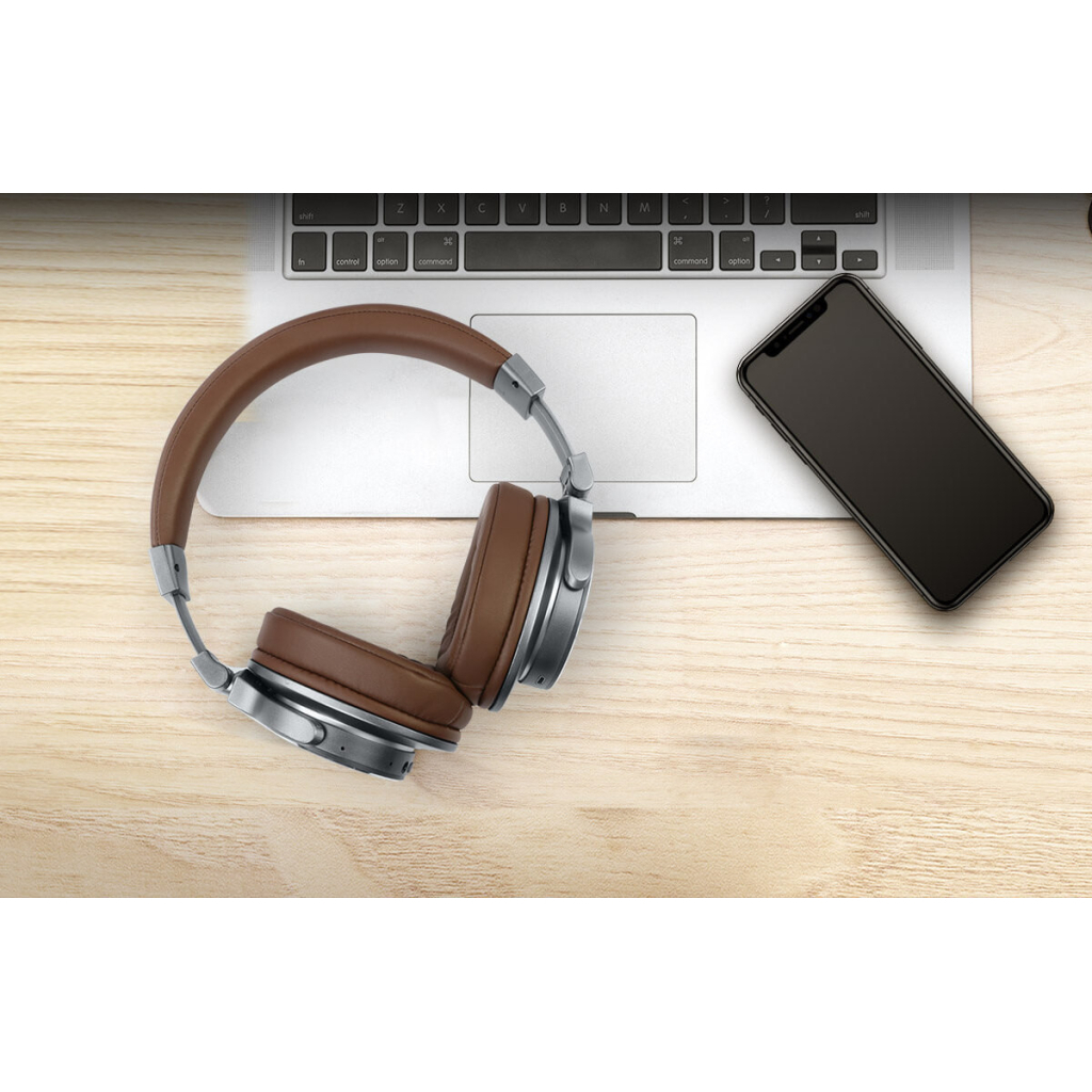 Навушники Muse M-278 BT Bluetooth Brown (M-278 BT) - зображення 6