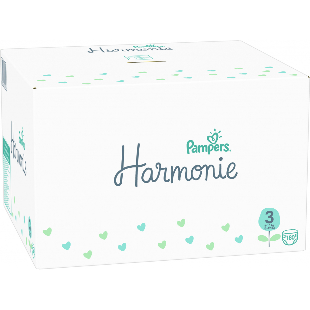 Підгузки Pampers Harmonie Розмір 3 (6-10 кг) 180 шт (8006540156414) - зображення 3