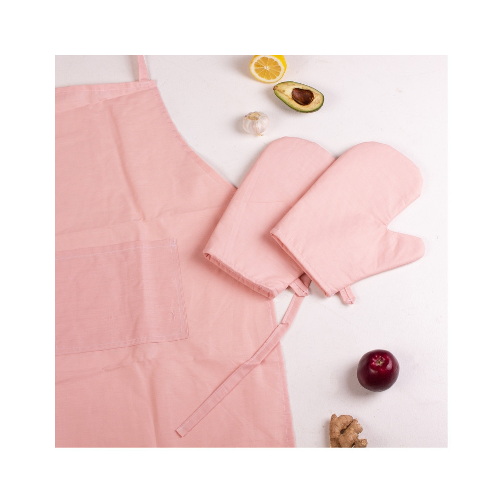 Фартух MirSon Набір 14-1312 Domiano бязь дві прихватки + дві рукавички-прихватки + фартух (2200006752660) - зображення 3