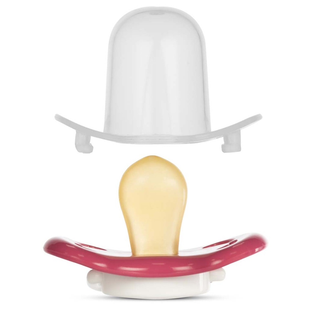 Пустушка Baboo латексна, червона, Sea Life, 6+ міс (5-041) - изображение 3