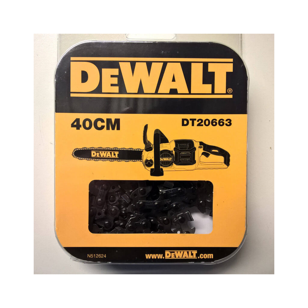 Ланцюг DeWALT 3/8'", 1.1 мм, 56 ланок, довжина шини 16"'/40 см (DT20663) - зображення 2