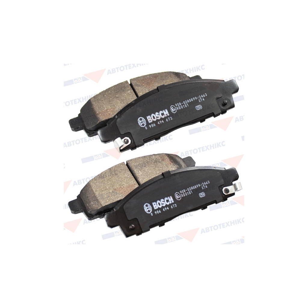 Гальмівні колодки Bosch 0 986 494 673 - зображення 1