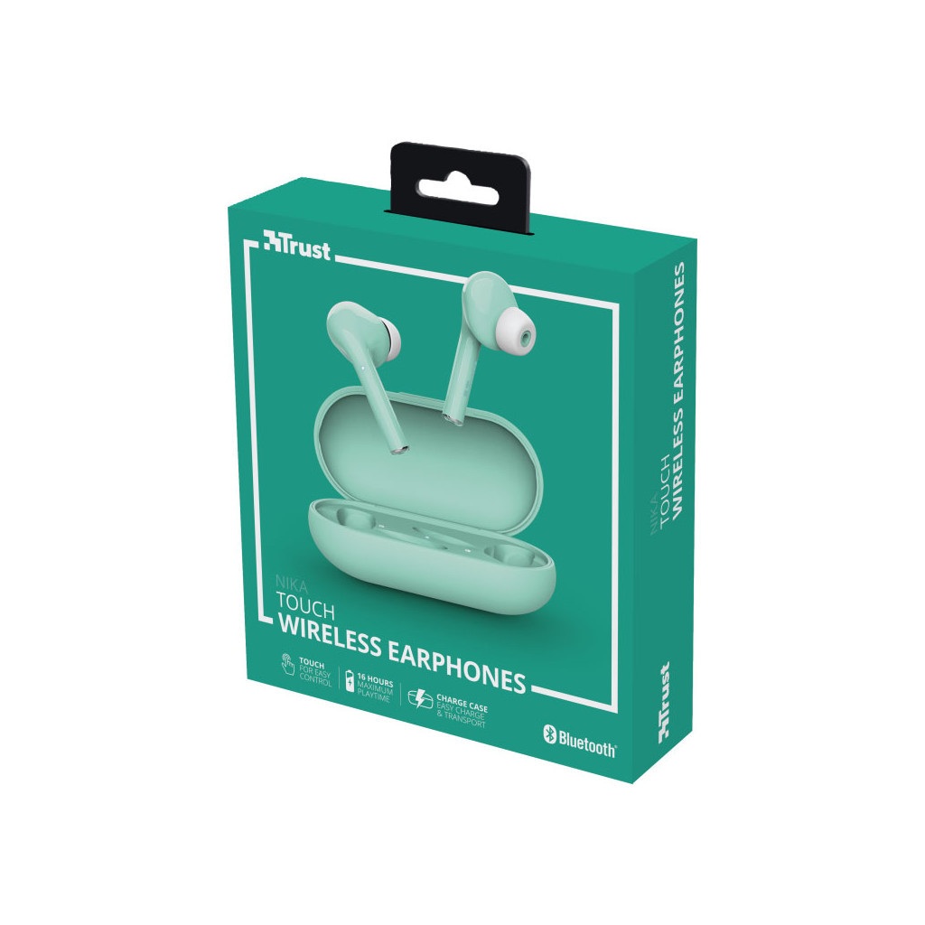 Навушники Trust Nika Touch True Wireless Mint (23703) - зображення 10