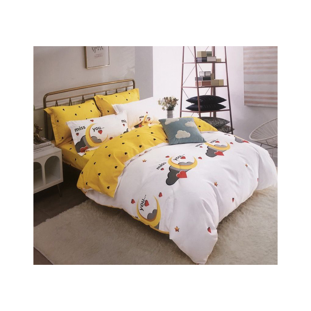 Постільна білизна ШЕМ Royal Satin місяць підліткова 150 х 215 (1,5 RS Kids_місяць) - зображення 1