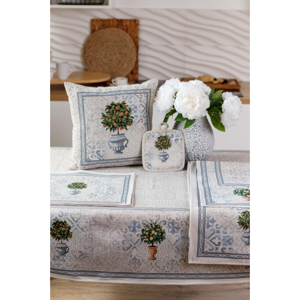 Подушка Прованс гобеленова декоративна Афіни 45х45 см (035516) - зображення 3