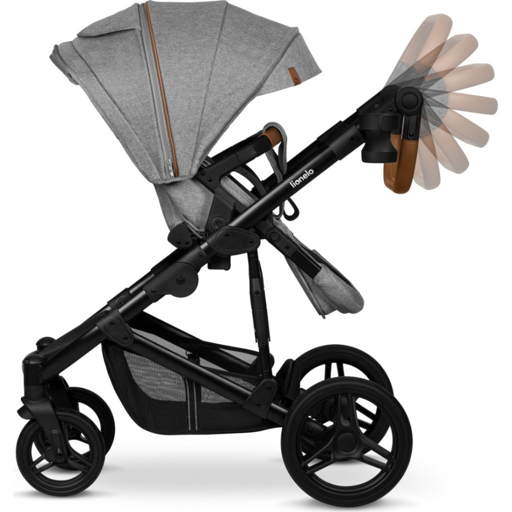 Коляска Lionelo 3 в 1 Mari Tour Grey Stone (LO-MARI TOUR 3IN1 GREY STONE) - зображення 9