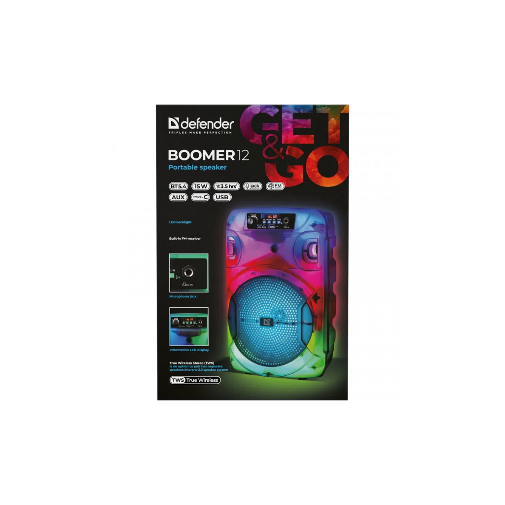 Акустична система Defender Boomer 12 (65412) - зображення 6