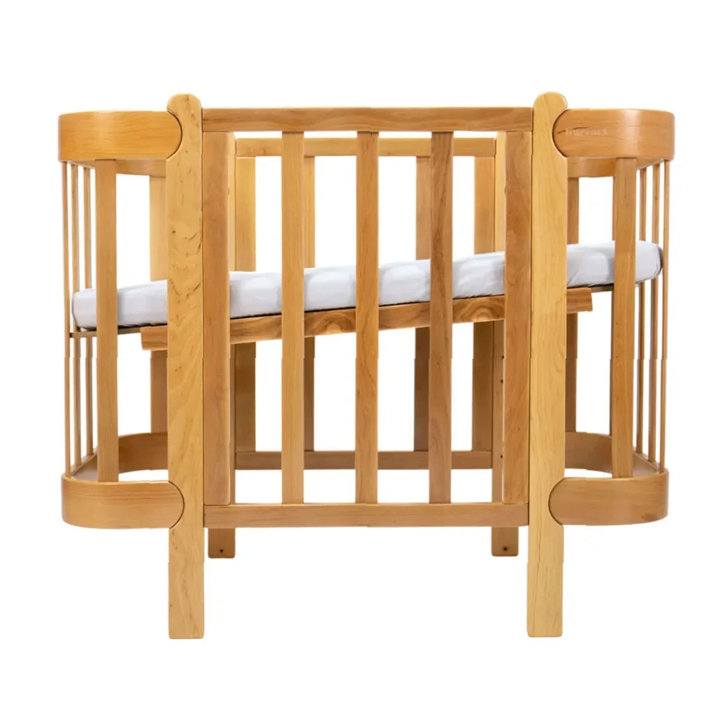 Ліжечко Ingvart трансформер Nika 60 з опускною боковинкою (60х94, 60х120) натуральне (3190031028) - зображення 1