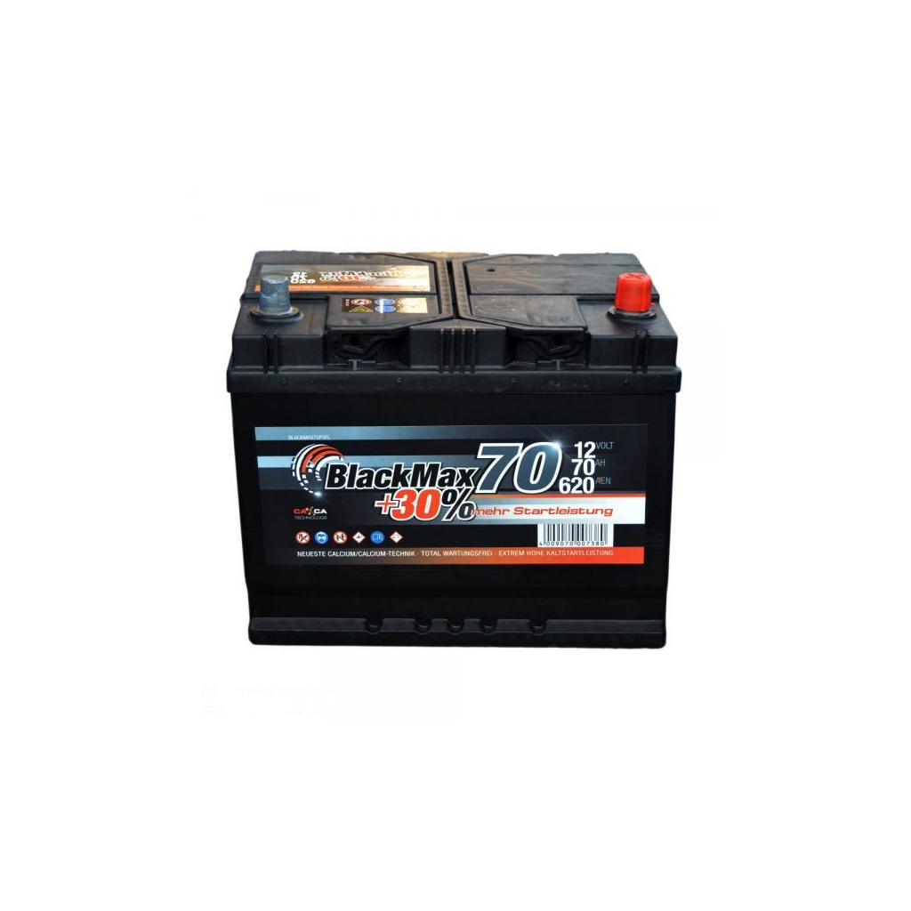 Акумулятор автомобільний BlackMax 70А (B4026) - зображення 1