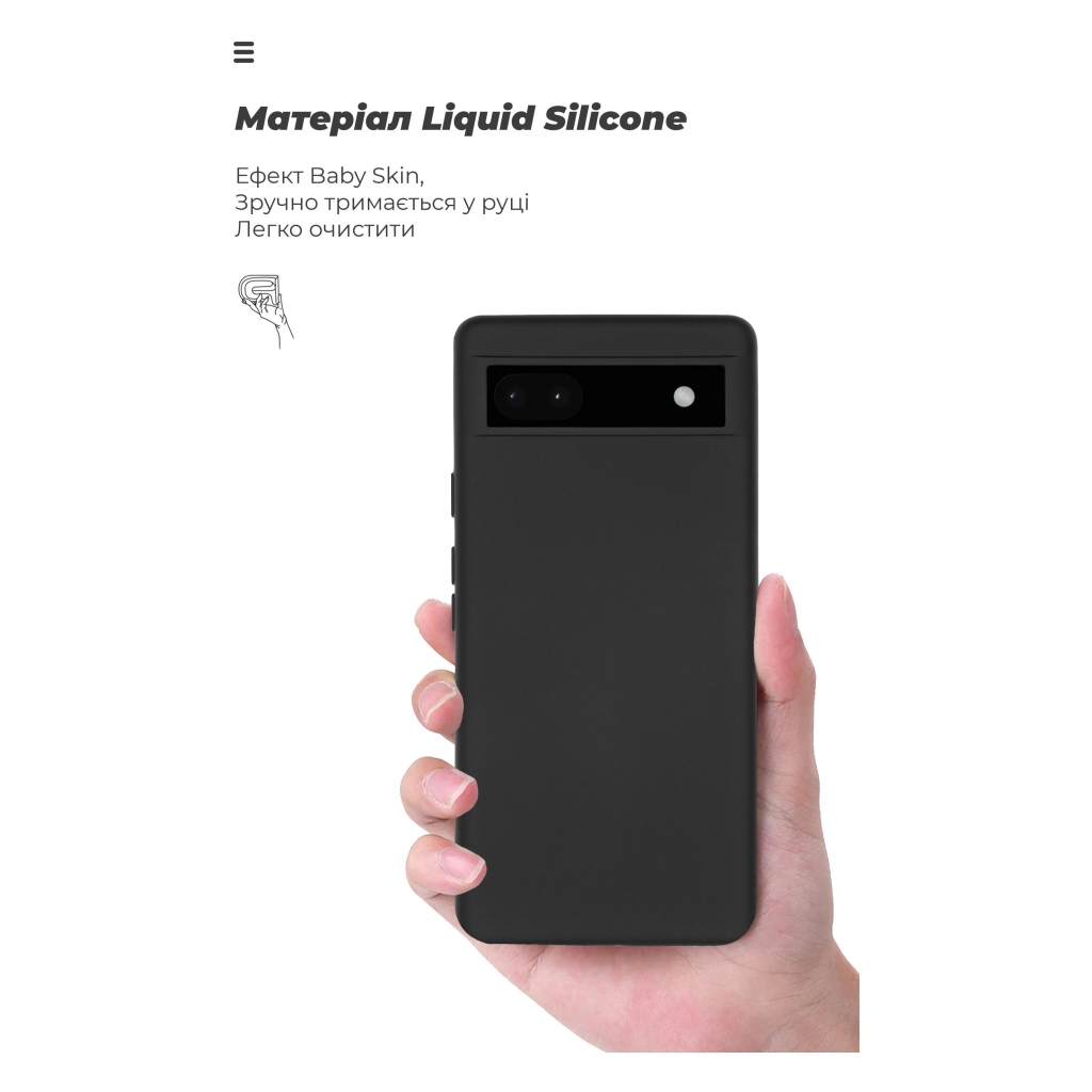Чохол до мобільного телефона Armorstandart ICON Case Google Pixel 6a Black (ARM70907) - зображення 7