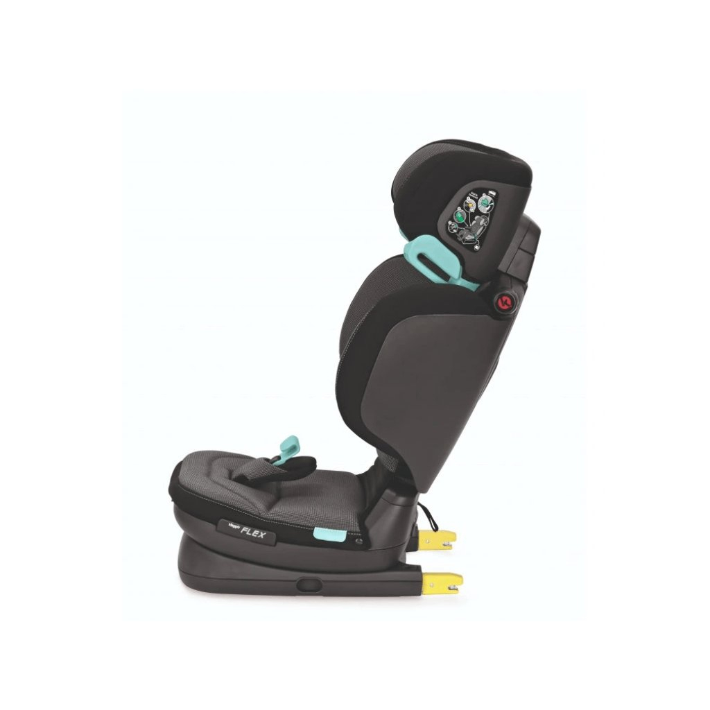 Автокрісло Peg-Perego Viaggio 2-3 Flex Crystal black чорне з сірим (IMVF010000DP53DX13) - зображення 3