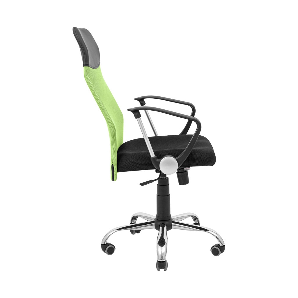 Офісне крісло Richman Ультра Ю Хром M-1 (Tilt) Сітка чорна + зелена (ADD0003103) - зображення 3