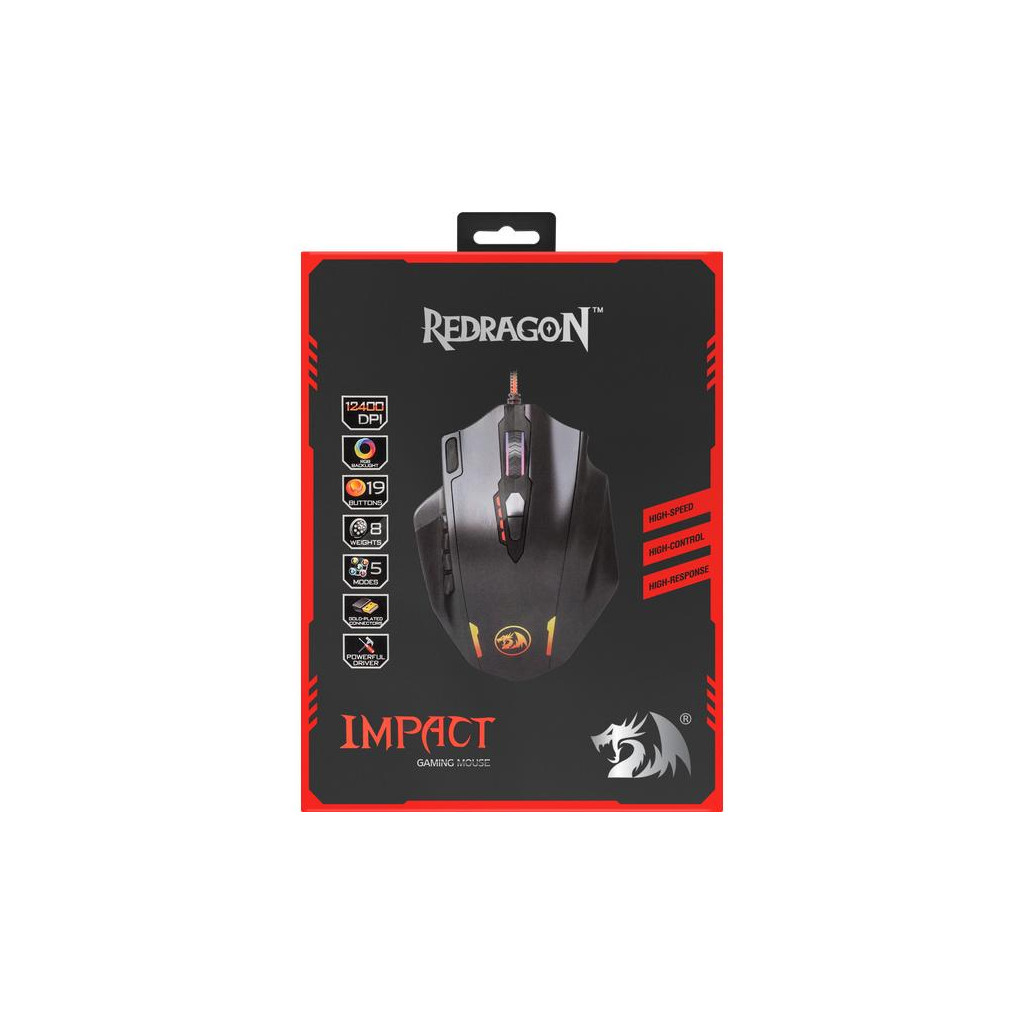 Мишка Redragon Impact RGB IR USB Black (78322) - зображення 12