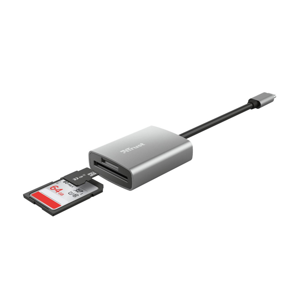 Зчитувач флеш-карт Trust Dalyx Fast USB-С Card reader (24136) - изображение 5