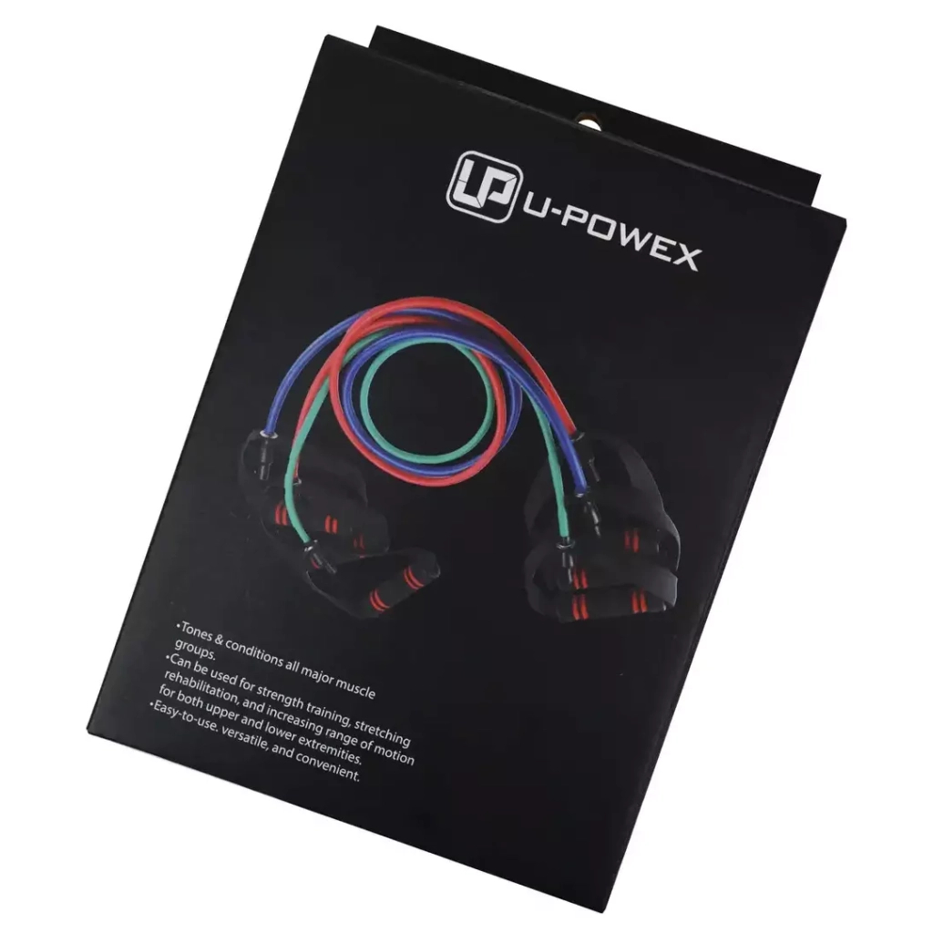 Еспандер U-Powex Latex resistance tube 20LB Green 9 кг (UP_1001_20LB_Green) - зображення 10