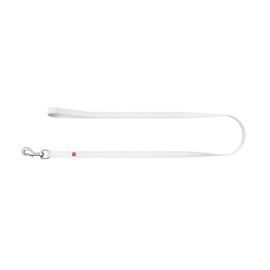 Повідець для собак WAUDOG Design L-XL Ш 25 мм Д 122 см білий (379115) - зображення 2