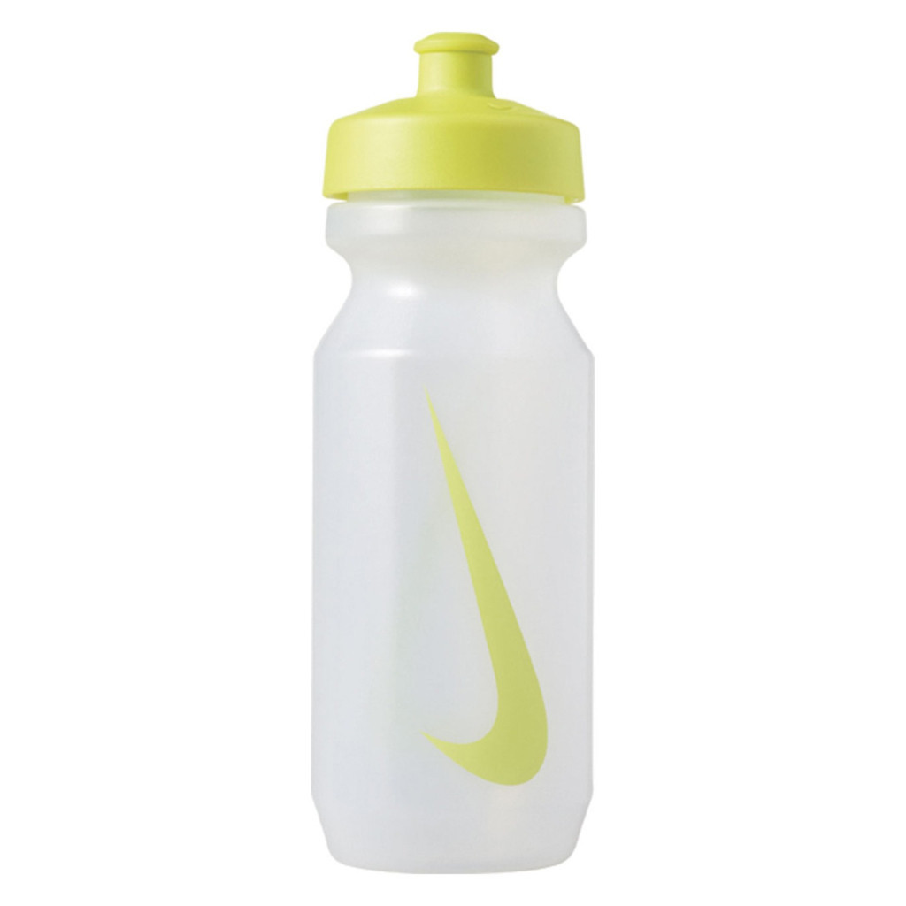 Пляшка для води Nike Big Mouth Bottle 2.0 22 OZ білий, салатовий 650 мл N.000.0042.974.22 (887791197825) - зображення 1