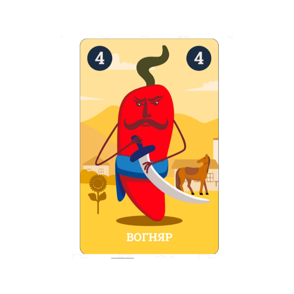 Настільна гра Lord of Boards Круті Перці (Chili Mafia) - набір промокарт Вогняр (LOB22041UA) - зображення 1