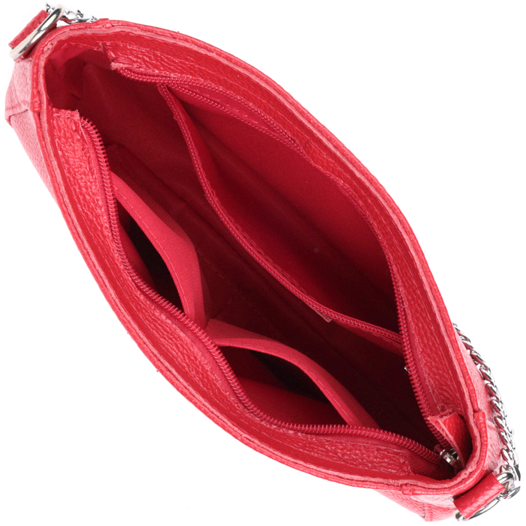 Сумка Shvigel З натуральної шкіри Червона (22836) - зображення 7
