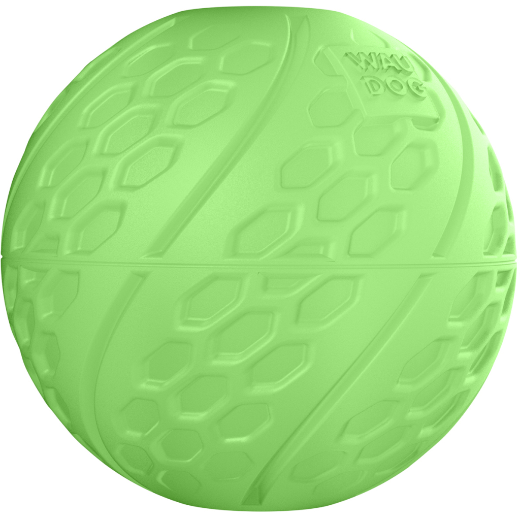 Іграшка для собак WAUDOG Fun М'ячик світлонакопичувальний з отвором для ласощів 7 см (6209) - зображення 2