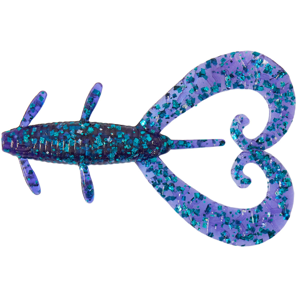 Силікон рибальський Reins G-Tail Twin 2" 012 Junebug (10 шт/уп.) (1552.06.61) - зображення 1