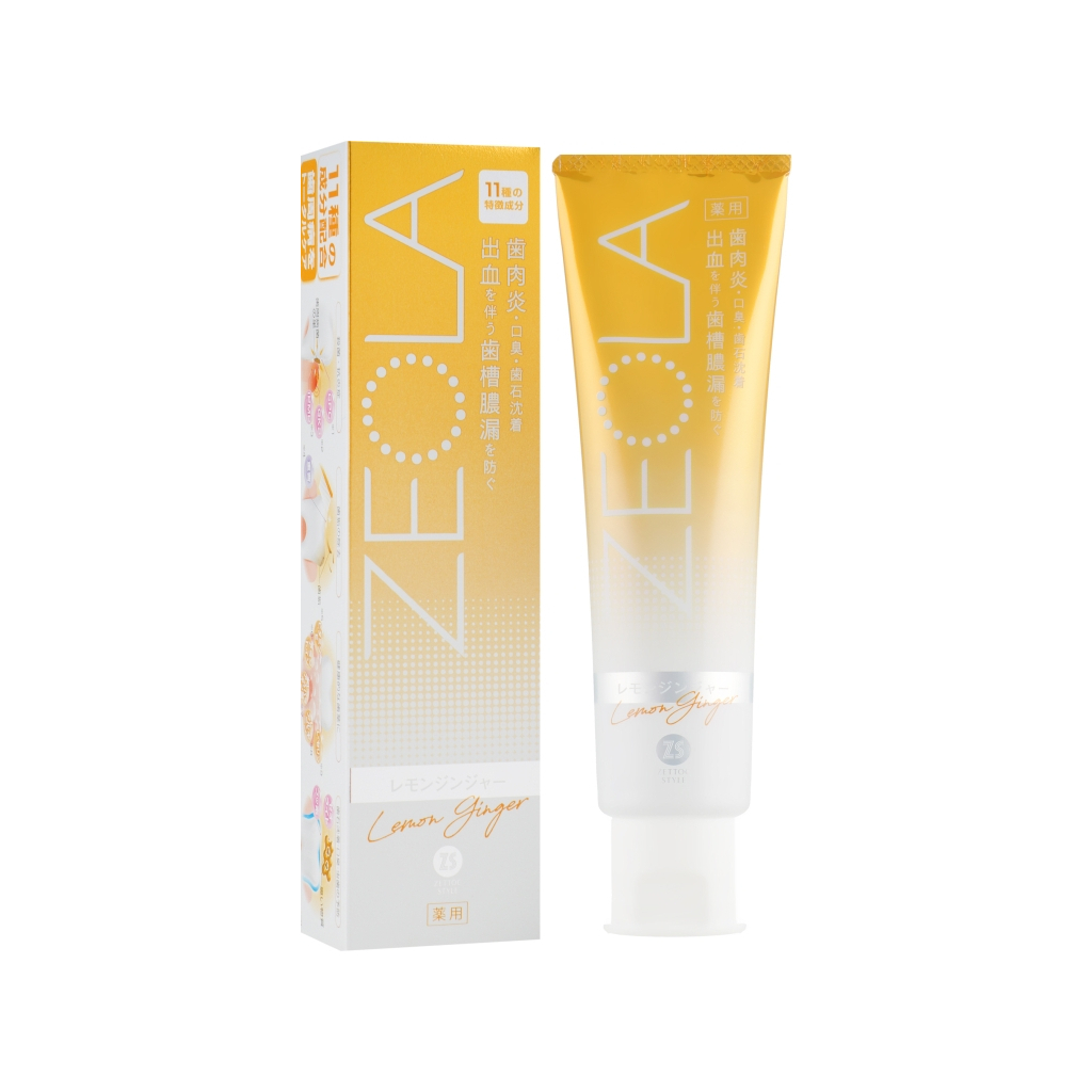 Зубна паста Zettoc Zeola Lemon Ginger Лимон та імбир 100 г (4582118954339) - зображення 2