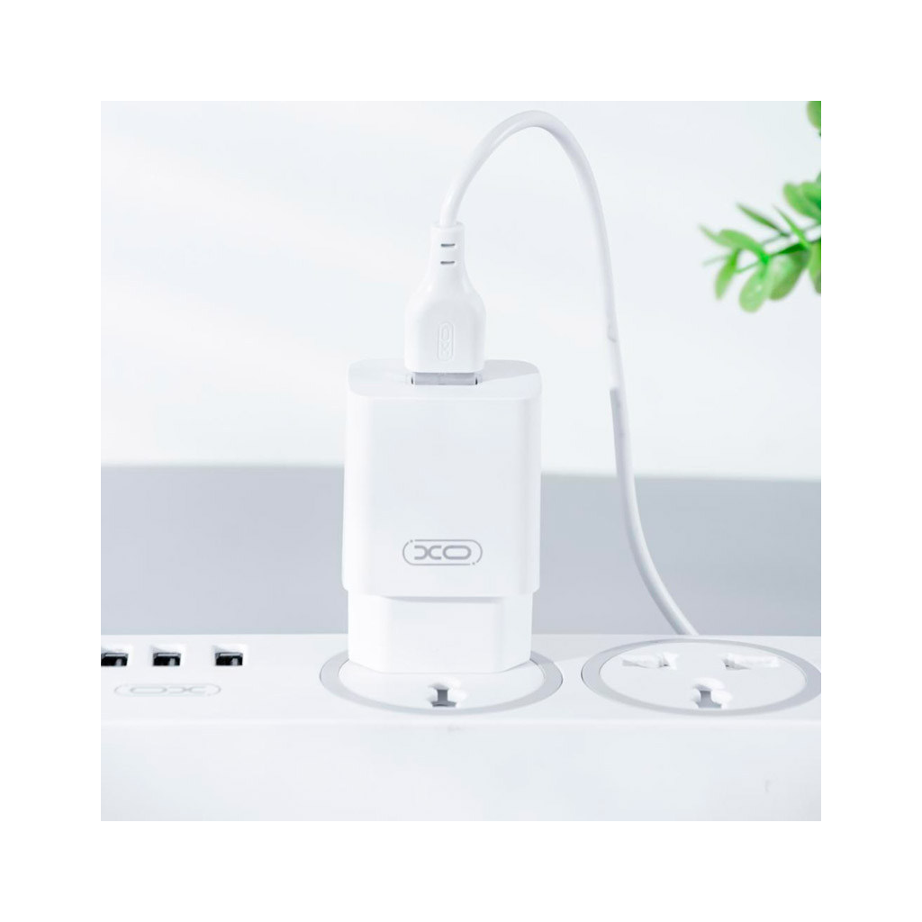Зарядний пристрій XO L99 12W USB-A White (L99_White) - зображення 3