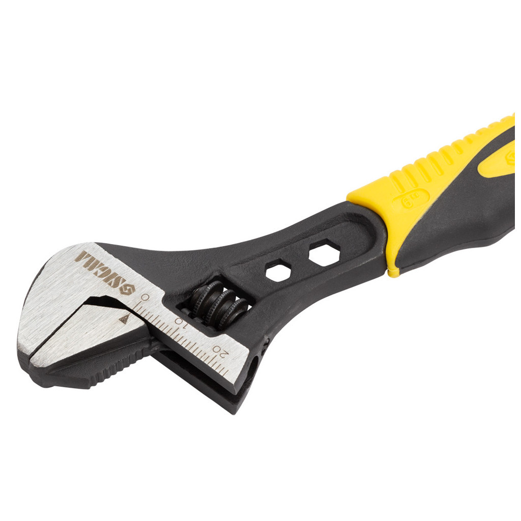 Ключ Sigma розвідний з переставною губкою 150мм, 0-24мм CrV (TPR) (4100911) - зображення 9