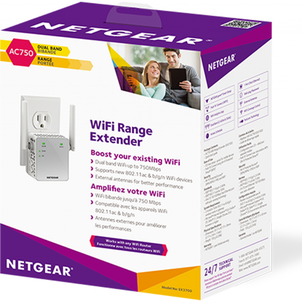 Ретранслятор Netgear EX3700 (EX3700-100PES) - зображення 5