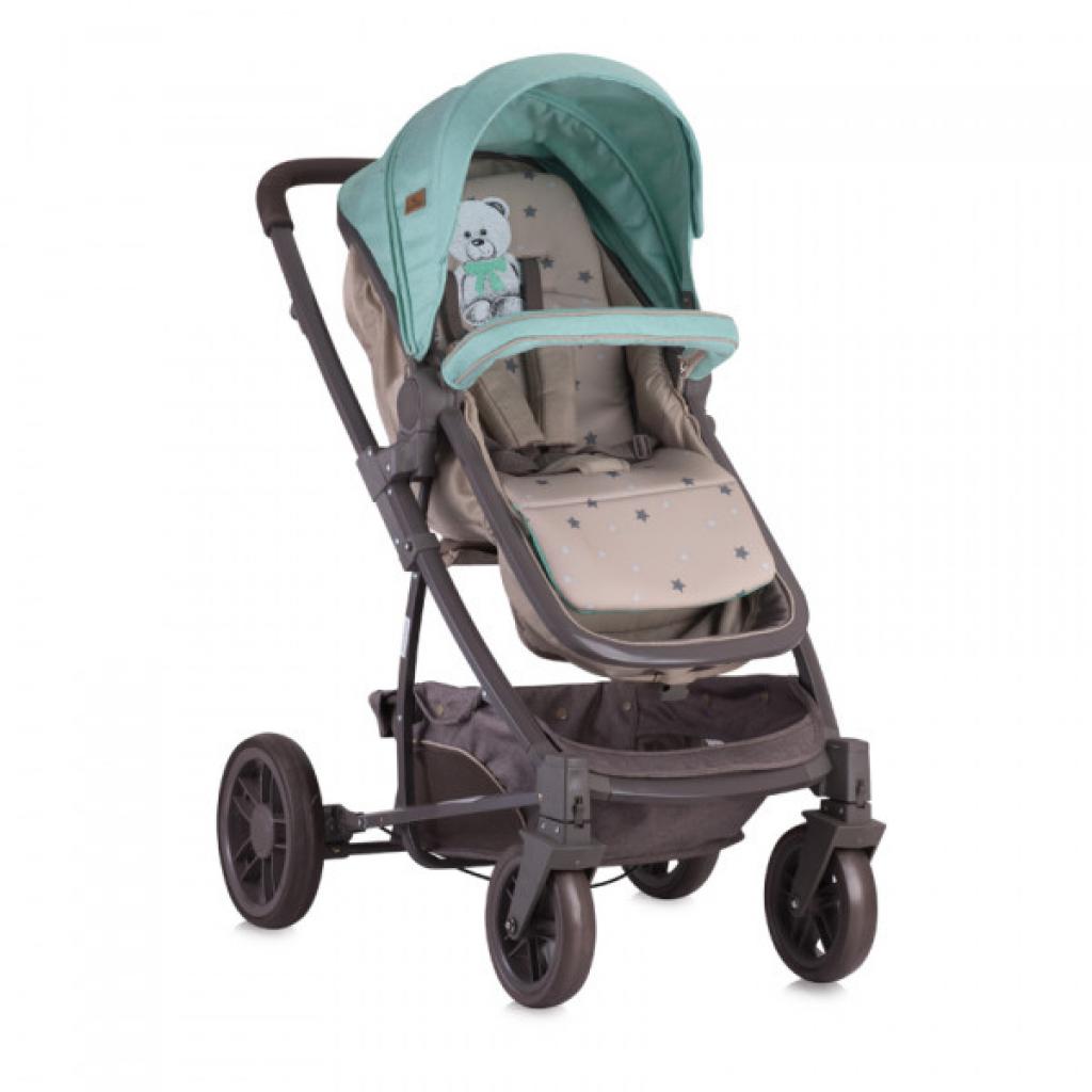 Коляска Lorelli S-500 Set з автокріслом Green&Beige Teddy Bear (S-500 SET-green&beige te) - зображення 2