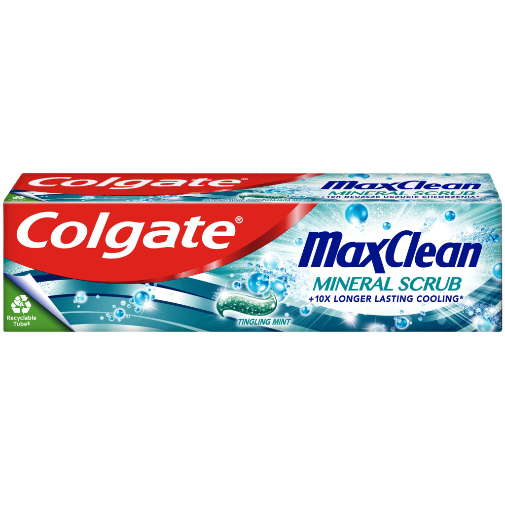 Зубна паста Colgate Max Clean Gentle Mineral Scrub Дбайливе очищення 75 мл (8718951327085) - зображення 3