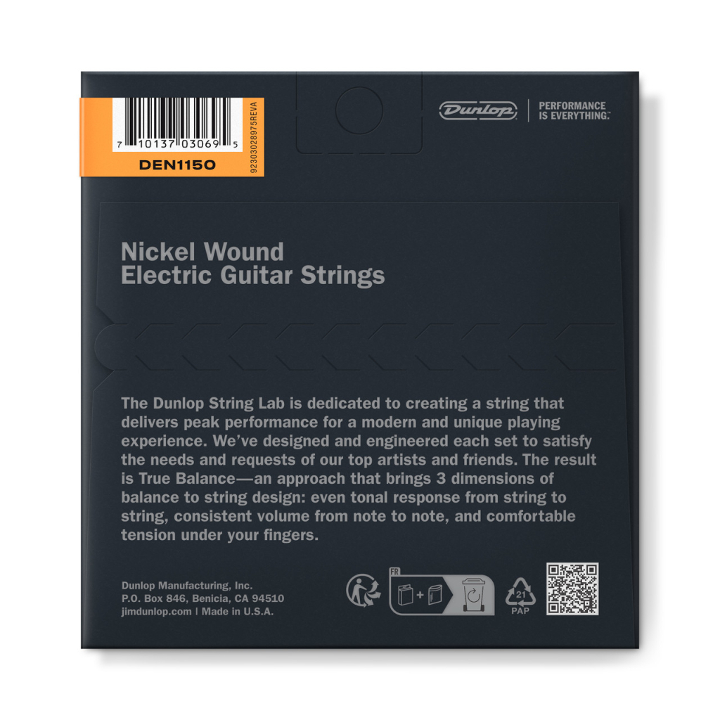 Струни для гітари Jim Dunlop Nickel Wound Electric Guitar Strings (11-50) (DEN1150) - зображення 2