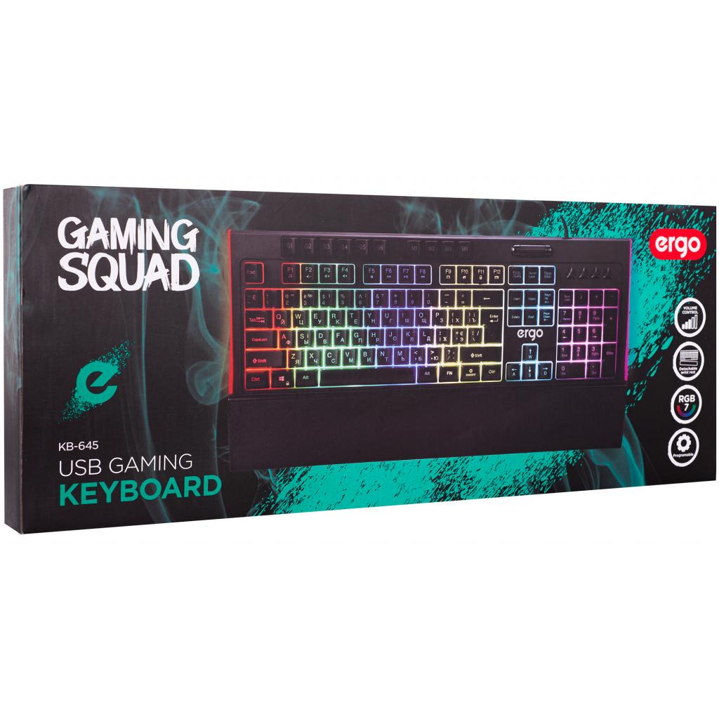 Клавіатура Ergo KB-645 USB Black - зображення 9