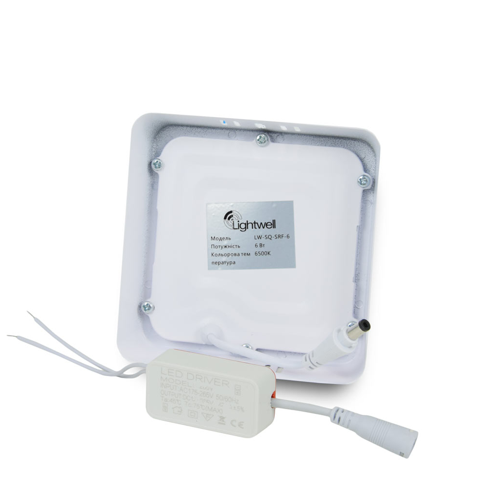 Світильник Lightwell LW-SQ-SRF-6 6 W - зображення 2