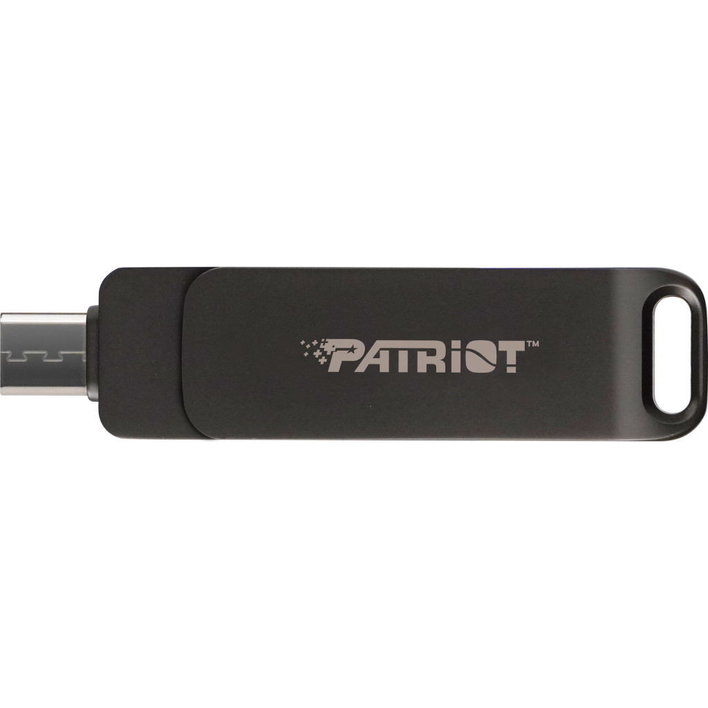 USB флеш накопичувач Patriot 64GB Rage R550 Matte Black USB/Type-C 3.2 (PE64GR550DSAD) - изображение 4