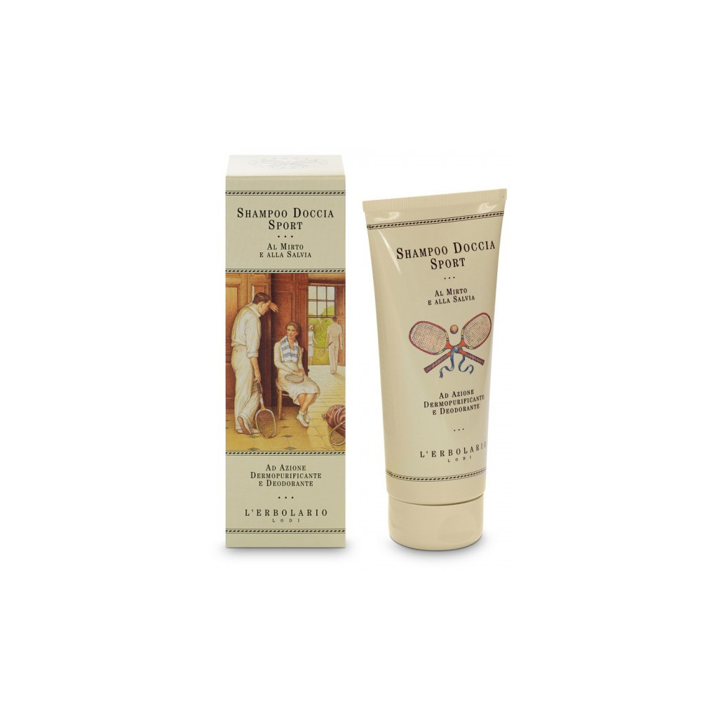 Шампунь L'Erbolario для спортсменів на основі Мірта і Шавлії 200 мл (8022328502440) - зображення 1