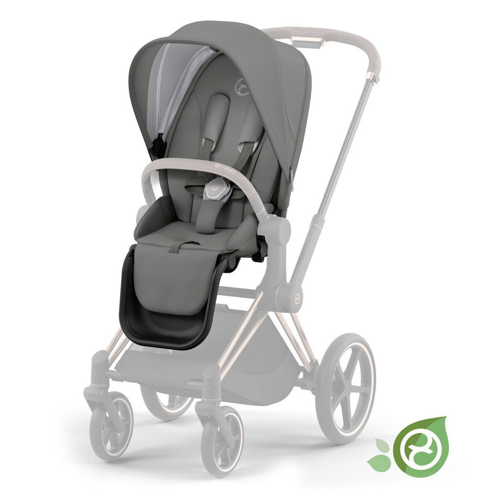 Набір текстилю для коляски Cybex Priam Pearl Grey (521003745) - зображення 1