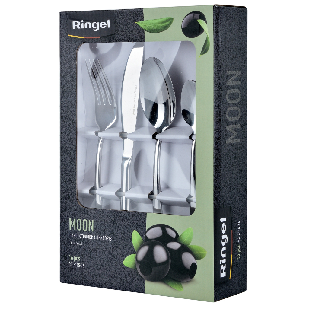 Набір столових приборів Ringel Moon 16 предметів (RG-3115-16) - изображение 3
