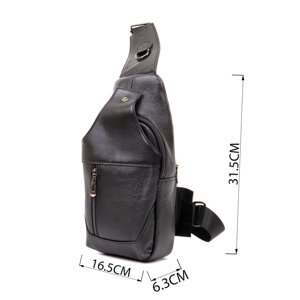 Сумка Vintage Крос боді Чорна (20403) - зображення 3