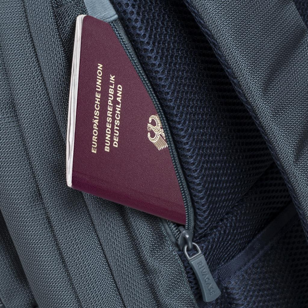 Рюкзак для ноутбука RivaCase 17" 8460 Aquamarine - зображення 6